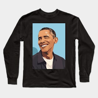 Obama - #0003 Long Sleeve T-Shirt